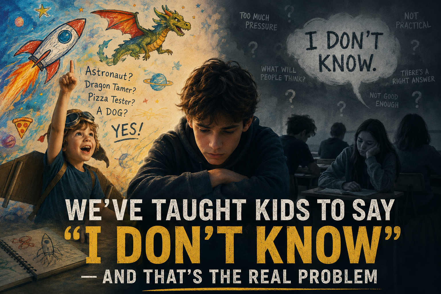 We’ve Taught Kids to Say “I Don’t Know” — And That’s the Real Problem