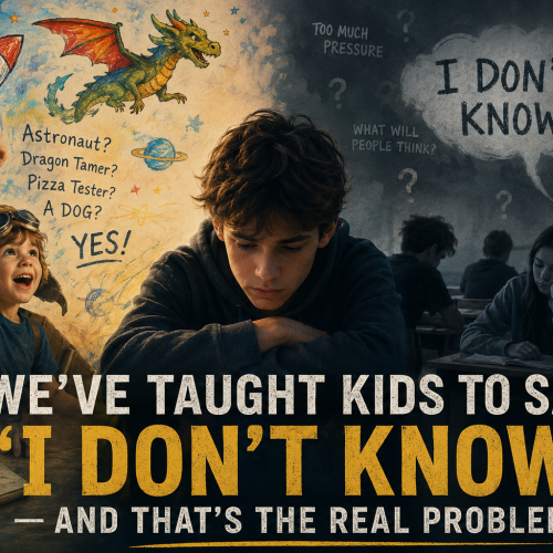 We’ve Taught Kids to Say “I Don’t Know” — And That’s the Real Problem